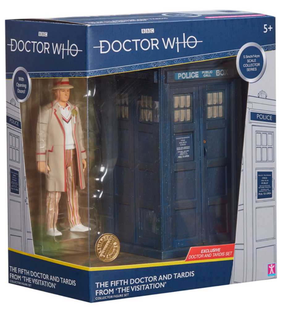5th Doctor and Tardis (from The Visitation) - Character Options (Doctor Who) action figure collectible - Main Image 3