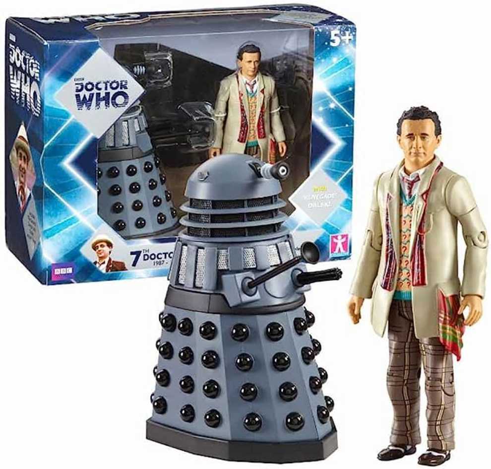 7th Doctor with Renegade Dalek (Remembrance of the Daleks) - Character Options (Doctor Who) action figure collectible - Main Image 3