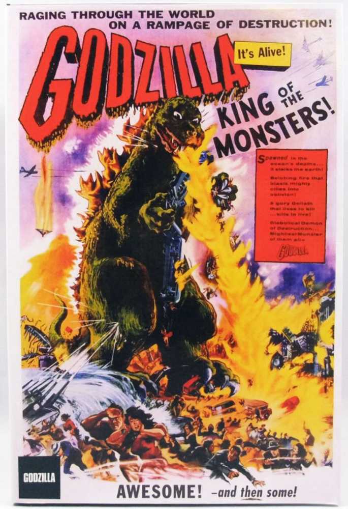NECA Godzilla: King of the Monsters 1956 Poster Figure - Neca (Godzilla) action figure collectible - Main Image 2