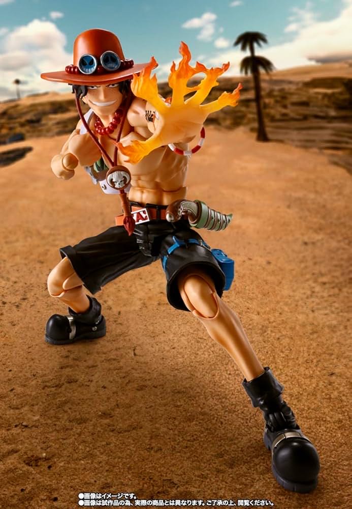 Portgas D. Ace (KO) - Bandai Tamashii Nations - S.H. Figuarts (One Piece) action figure collectible [Barcode 4535123834233] - Main Image 4