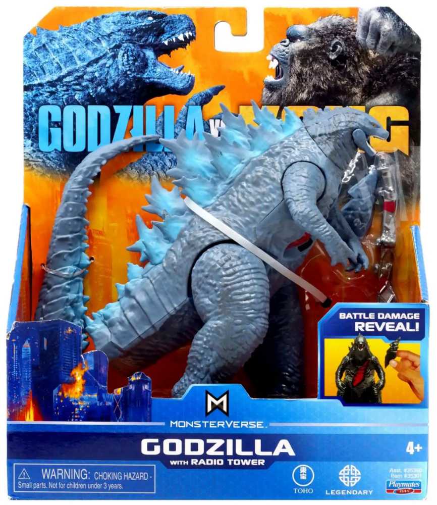 Godzilla w/ Radio Tower - Playmates - Playmates action figure collectible - Main Image 3