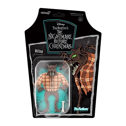 Super7 X Disney The Nightmare Before Christmas Wolfman Reaction Figure - Super7 (The Nightmare Before Christmas) action figure collectible [Barcode 840049815636] - Main Image 1
