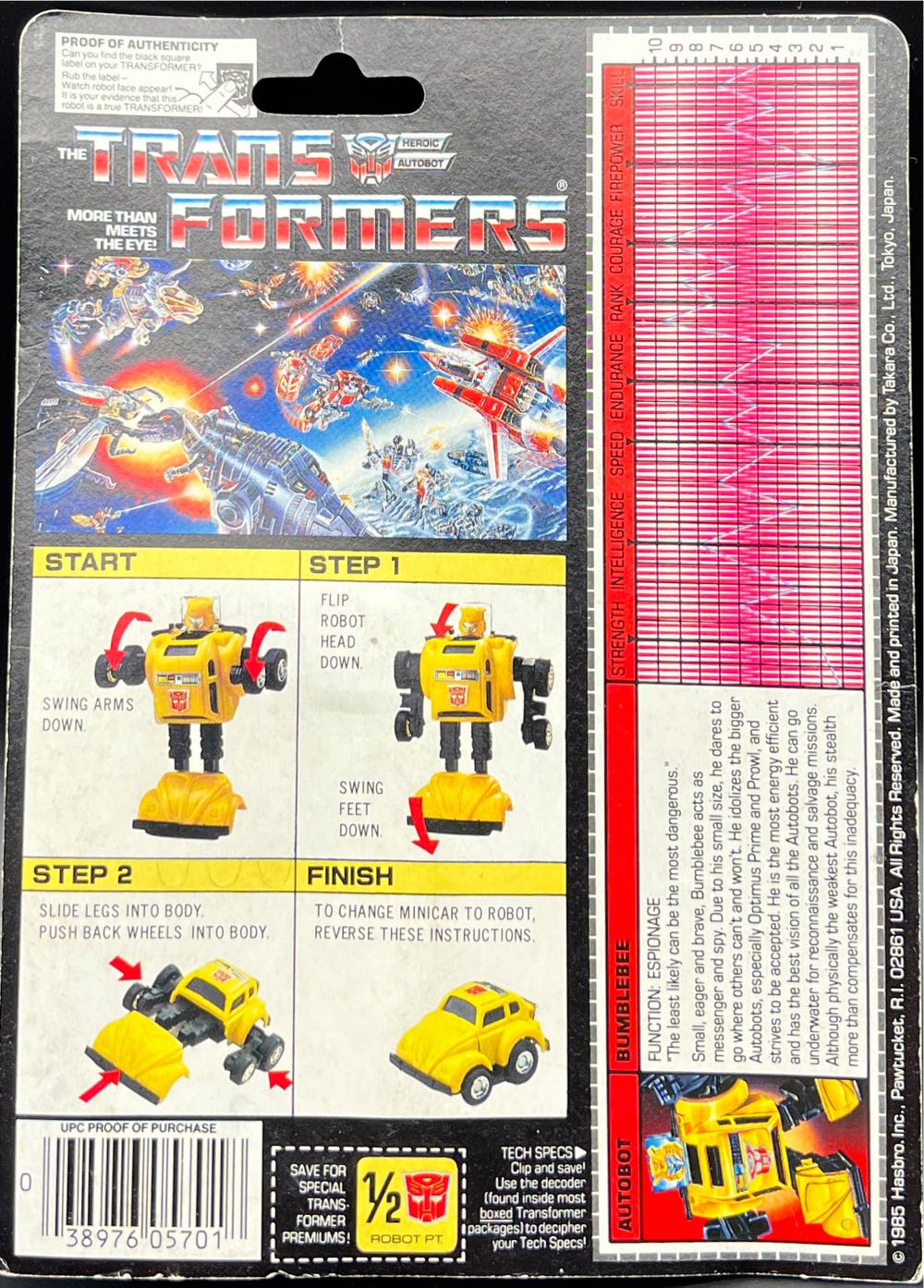 Bumblebee (KO) - Unknown (The Transformers) action figure collectible [Barcode 038976057018] - Main Image 2