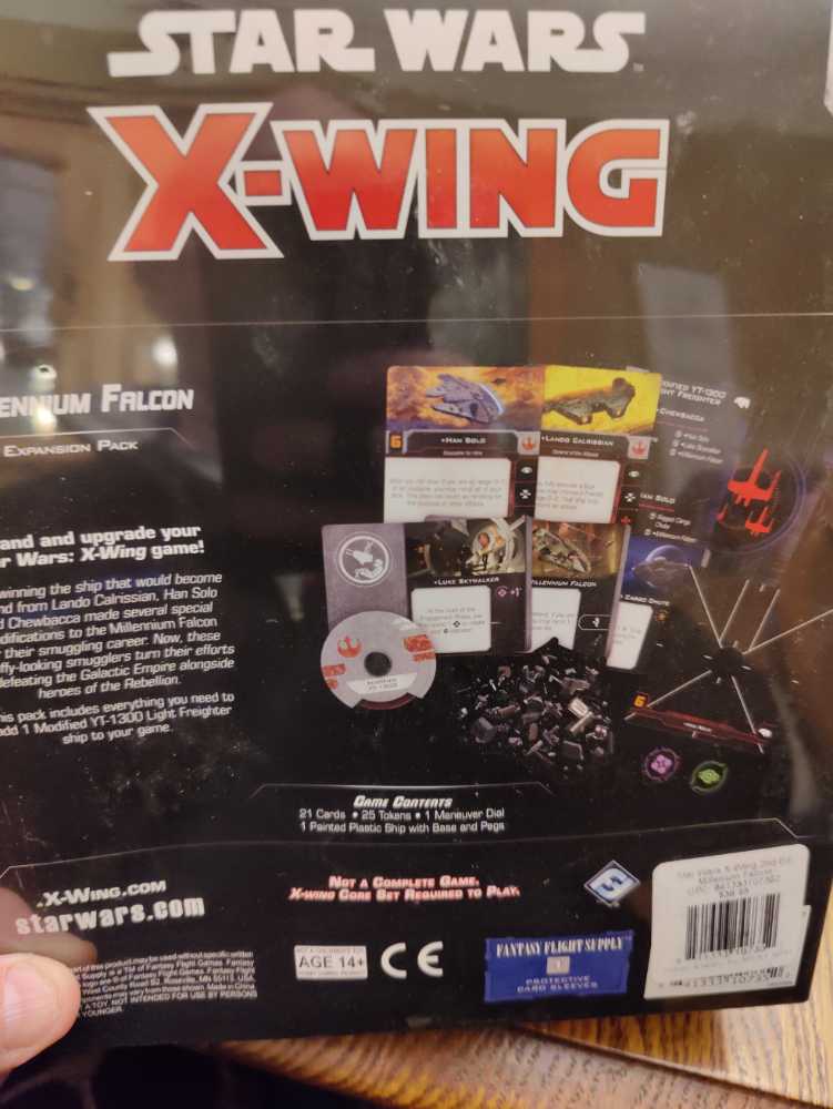 Star Wars X-wing 2nd Edition Miniatures Game Millenium Falcon Expansion Pack | Strategy Game For Adults And Teens | Ages 14 | 2 Players | Average Playtime 45 Minutes | Made By Atomic Mass Games  action figure collectible [Barcode 841333107352] - Main Image 2