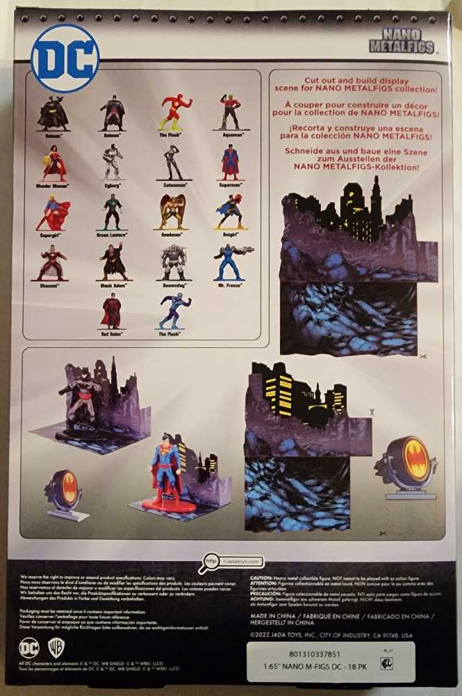 METALFIGS - DC 18-Pack: Series 2 - JADA TOYS, Inc. (JADA NANO Metalfigs: DC) action figure collectible [Barcode 801310337851] - Main Image 2