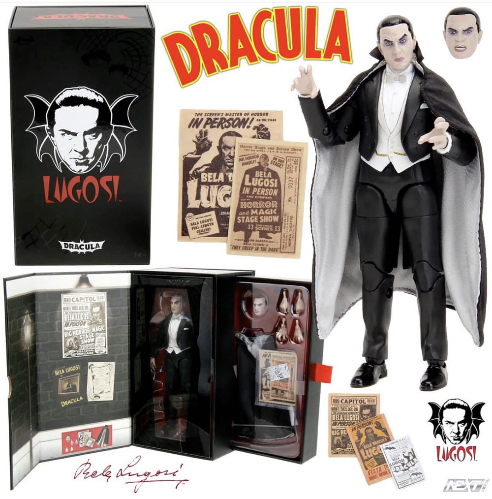 Dracula (Bela Lugosi) - Jada Toys (Universal Monsters) action figure collectible [Barcode 801310340356] - Main Image 3