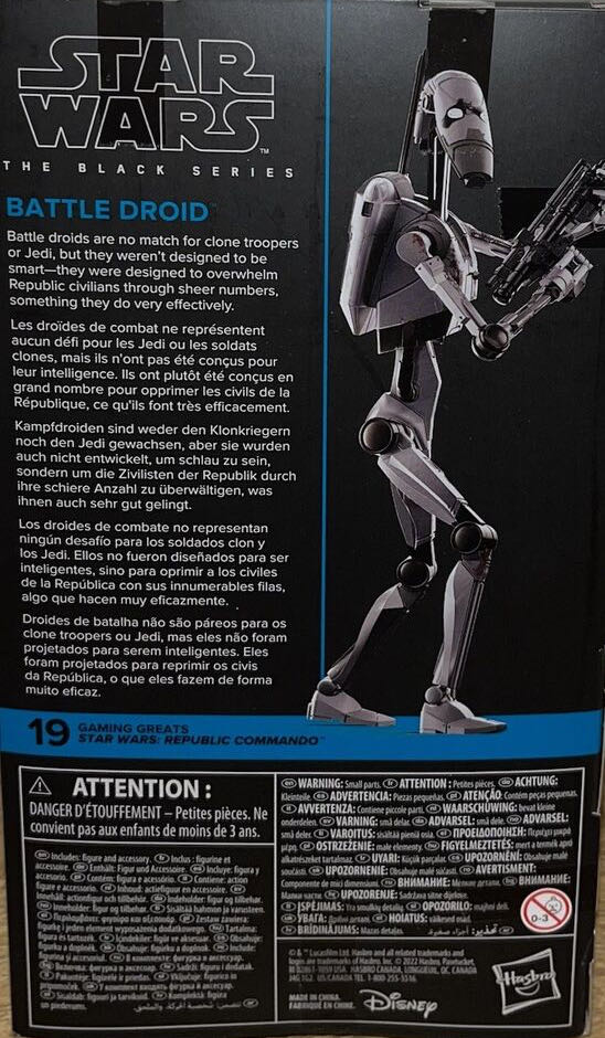 Battle Droid Republic Commando #19 - Hasbro (Star Wars - Republic Commando) action figure collectible [Barcode 5010996126788] - Main Image 2