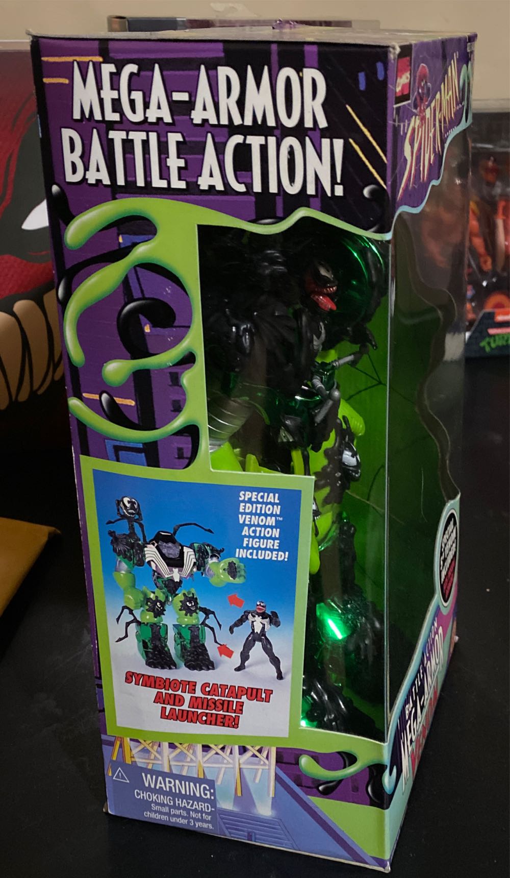 Battle Action Mega Armor Venom Action Figure Toy Biz - Toybiz Marvel (MARVEL) action figure collectible [Barcode 035112466116] - Main Image 4