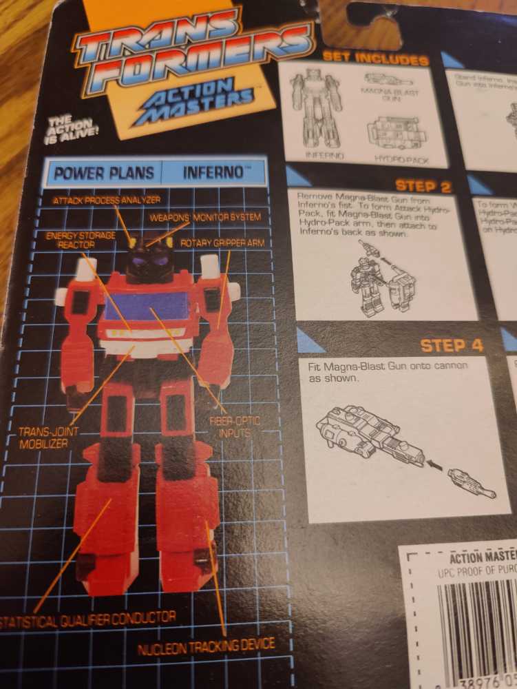 Inferno (Action Masters) (Transformers) action figure collectible - Main Image 3