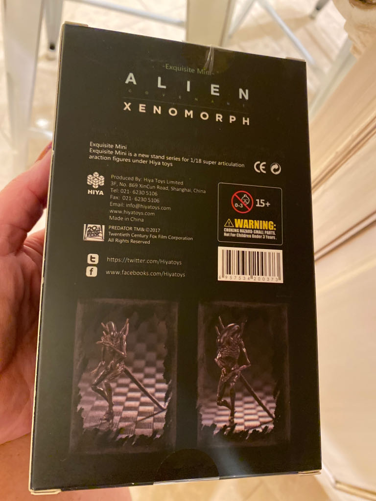 Alien Xenomorph - HIYA Toys (Alien Covenant) action figure collectible [Barcode 6957534200373] - Main Image 2