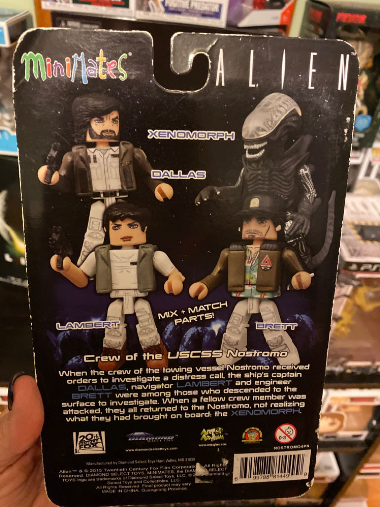 Alien 4 Pack Hastings Exclusive - Mini Mates action figure collectible [Barcode 699788814499] - Main Image 2