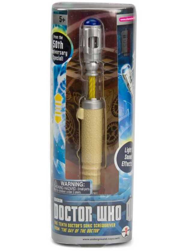 10th Doctor Sonic Screwdriver - Day of the Doctor 50th Anniversary - Character Options (Doctor Who) action figure collectible - Main Image 4