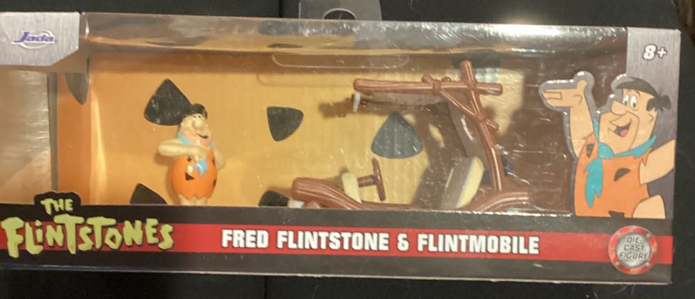 Flintstones - Flintmobile W/ Fred Flintstone Diecast Figure - Jada action figure collectible [Barcode 801310333822] - Main Image 2