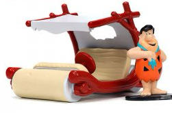 Flintstones - Flintmobile W/ Fred Flintstone Diecast Figure - Jada action figure collectible [Barcode 801310333822] - Main Image 3