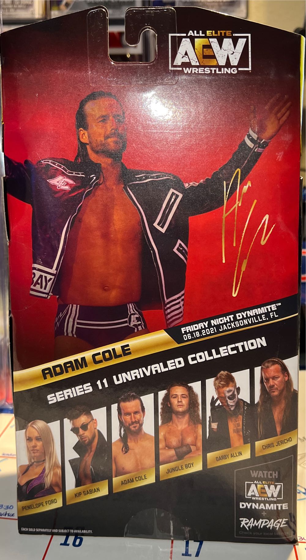 Adam Cole - Jazwares AEW (AEW) action figure collectible - Main Image 2