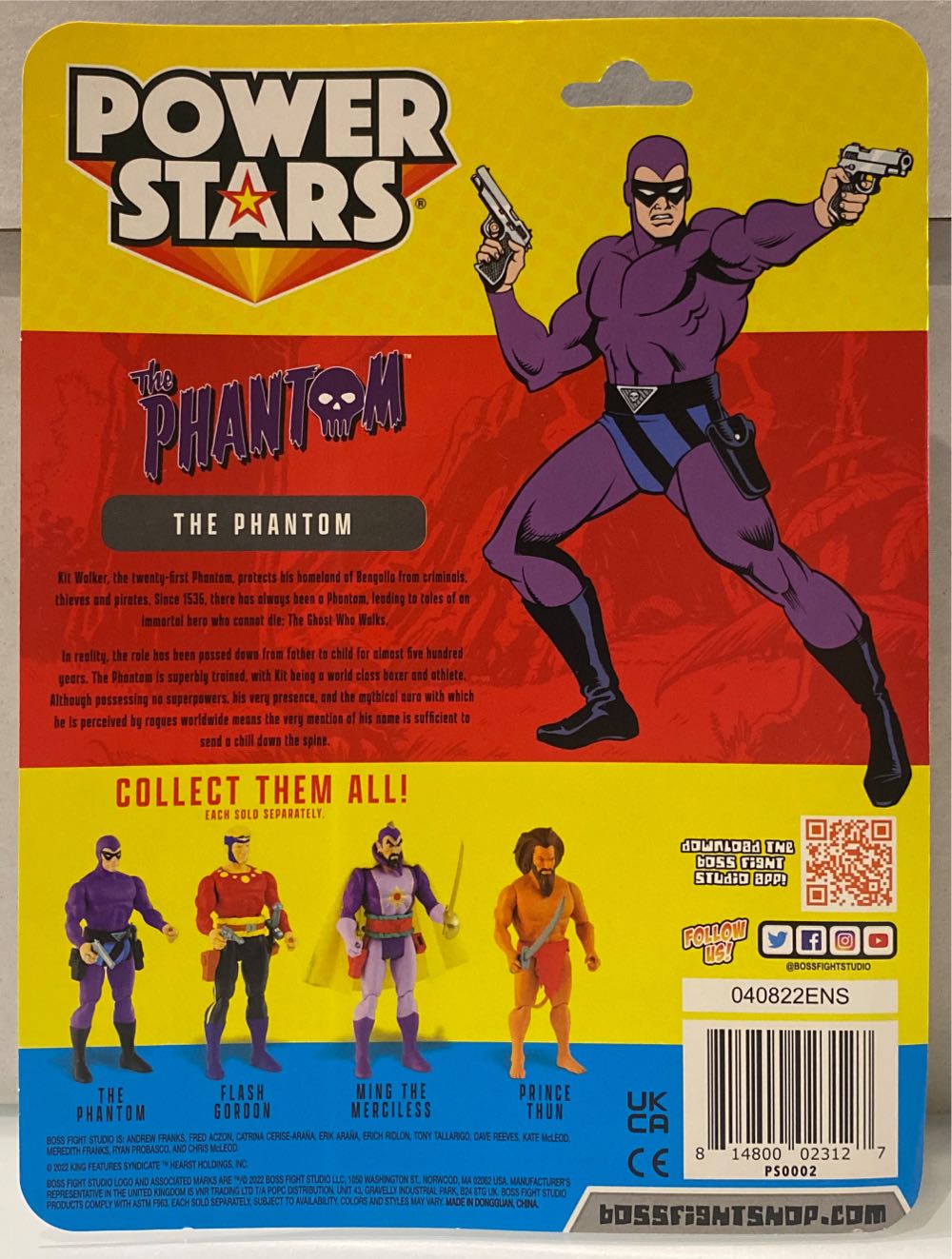 Power Stars: The Phantom - Boss Fight Studios action figure collectible - Main Image 2