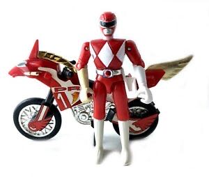 Thunder Bike With Red Ranger - Bandai (Mighty Morphin’ Power Rangers) action figure collectible - Main Image 2