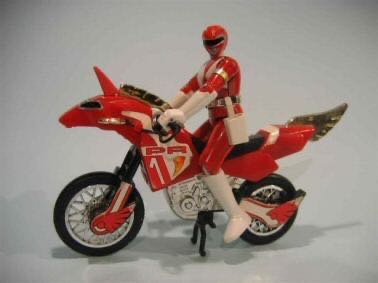 Thunder Bike With Red Ranger - Bandai (Mighty Morphin’ Power Rangers) action figure collectible - Main Image 3