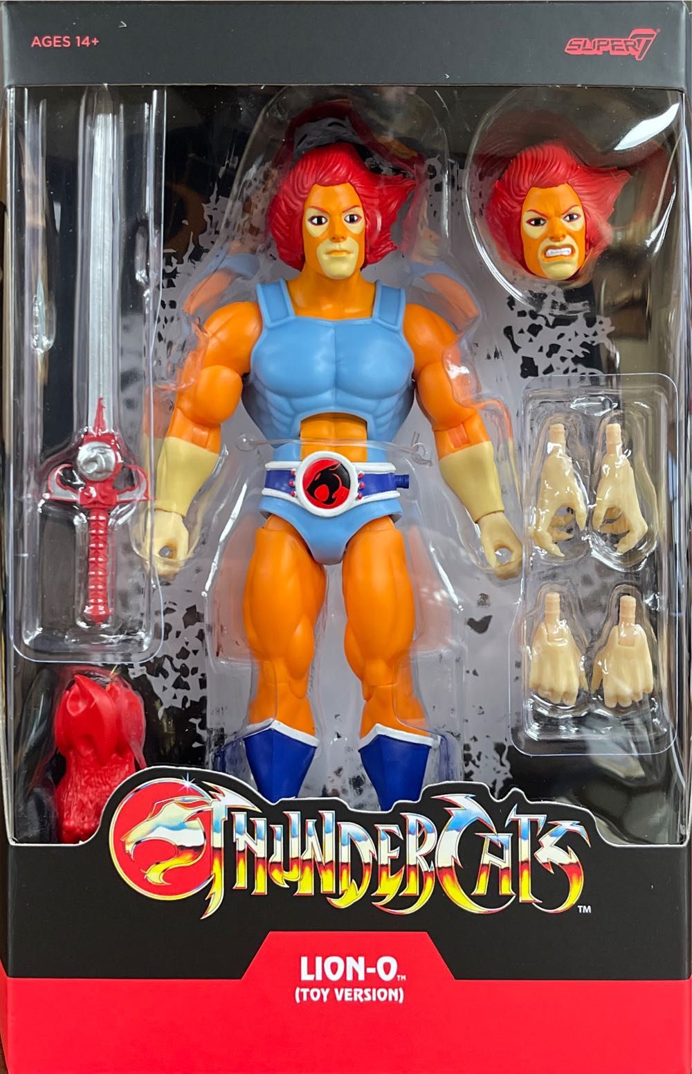 Super7 Thundercats Lion O Toy Recolor Version Ultimates 7” Action Figure Wave 6 - Super 7 (Thundercats) action figure collectible [Barcode 840049820364] - Main Image 2