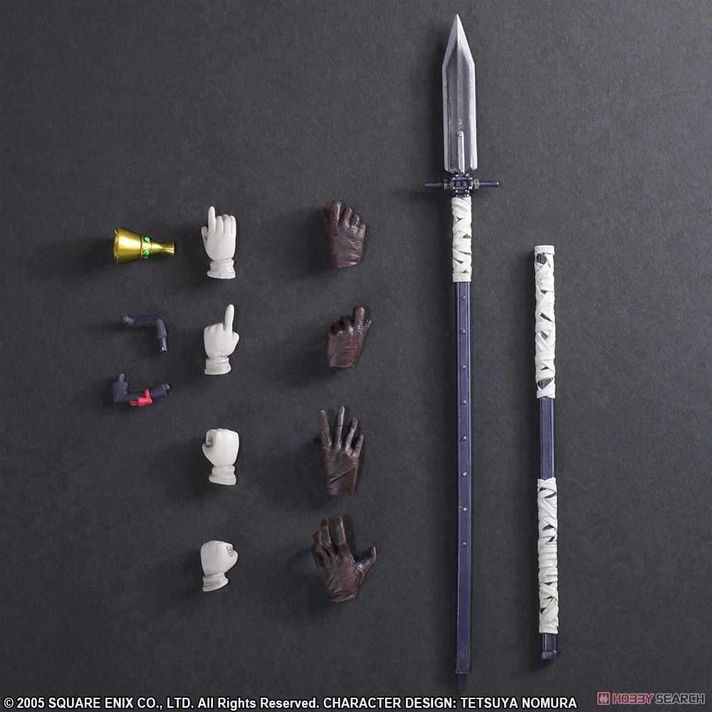 Final Fantasy VII Advent Children Play Arts Kai Cid Highwind & Cait Sith

 - Square Enix action figure collectible - Main Image 4