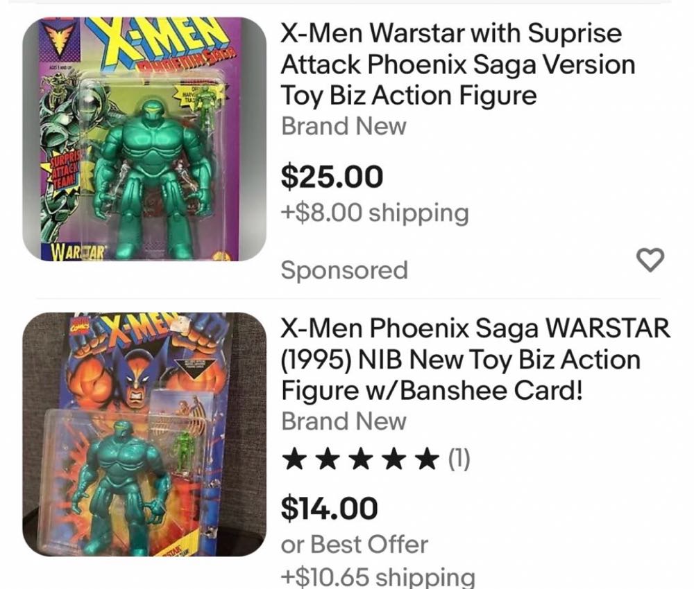 Marvel Toy biz X-Men war star  action figure collectible - Main Image 2