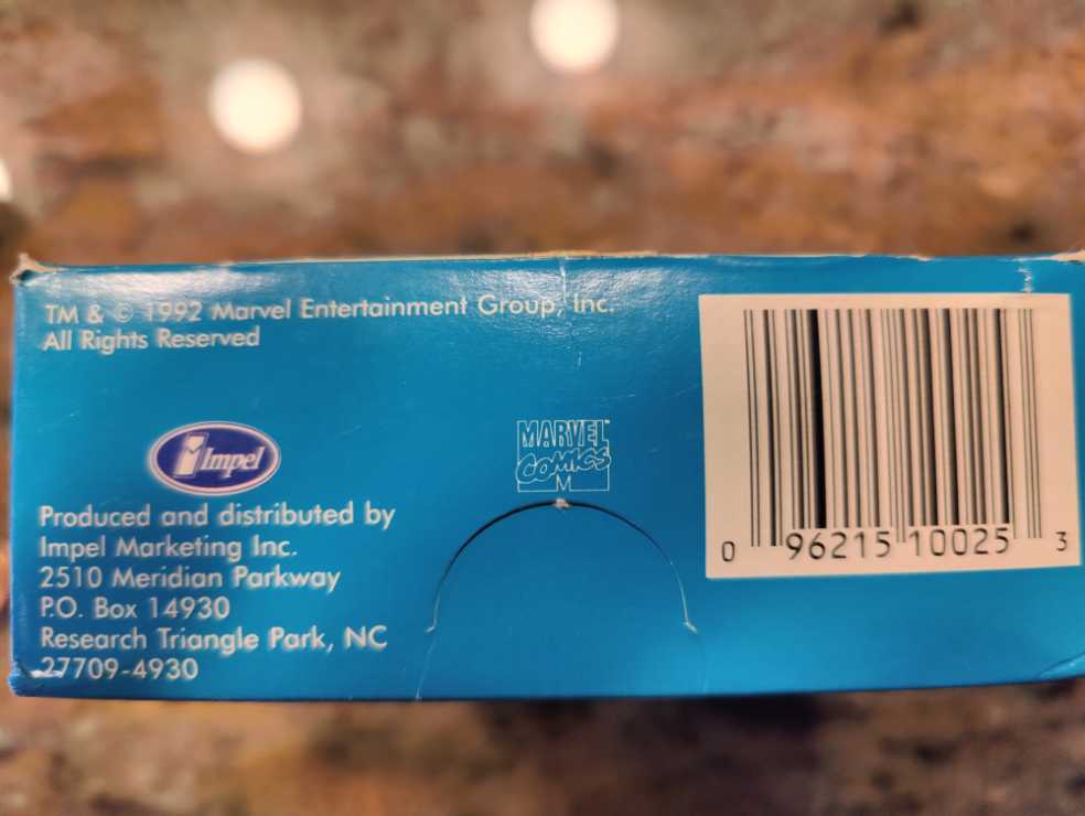 Impel Marvel The Uncanny X-men Trading Card Box Sealed 36 Packs Purple  action figure collectible [Barcode 096215100253] - Main Image 3