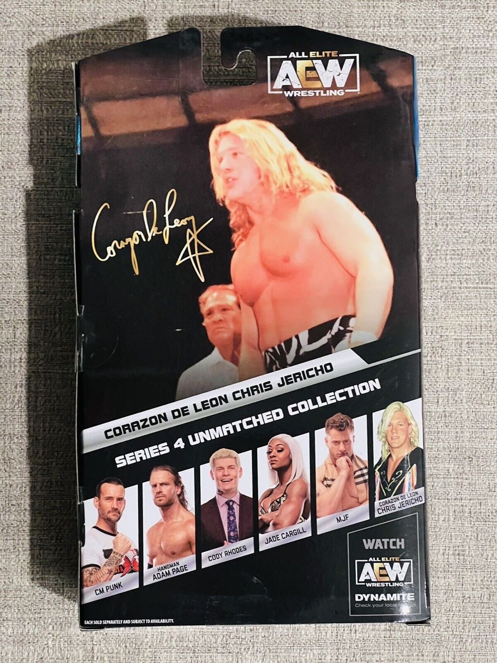 Chris Jericho “Corazon De Leon” - Jazwares (AEW Luminaries Collection) action figure collectible [Barcode 191726431268] - Main Image 2