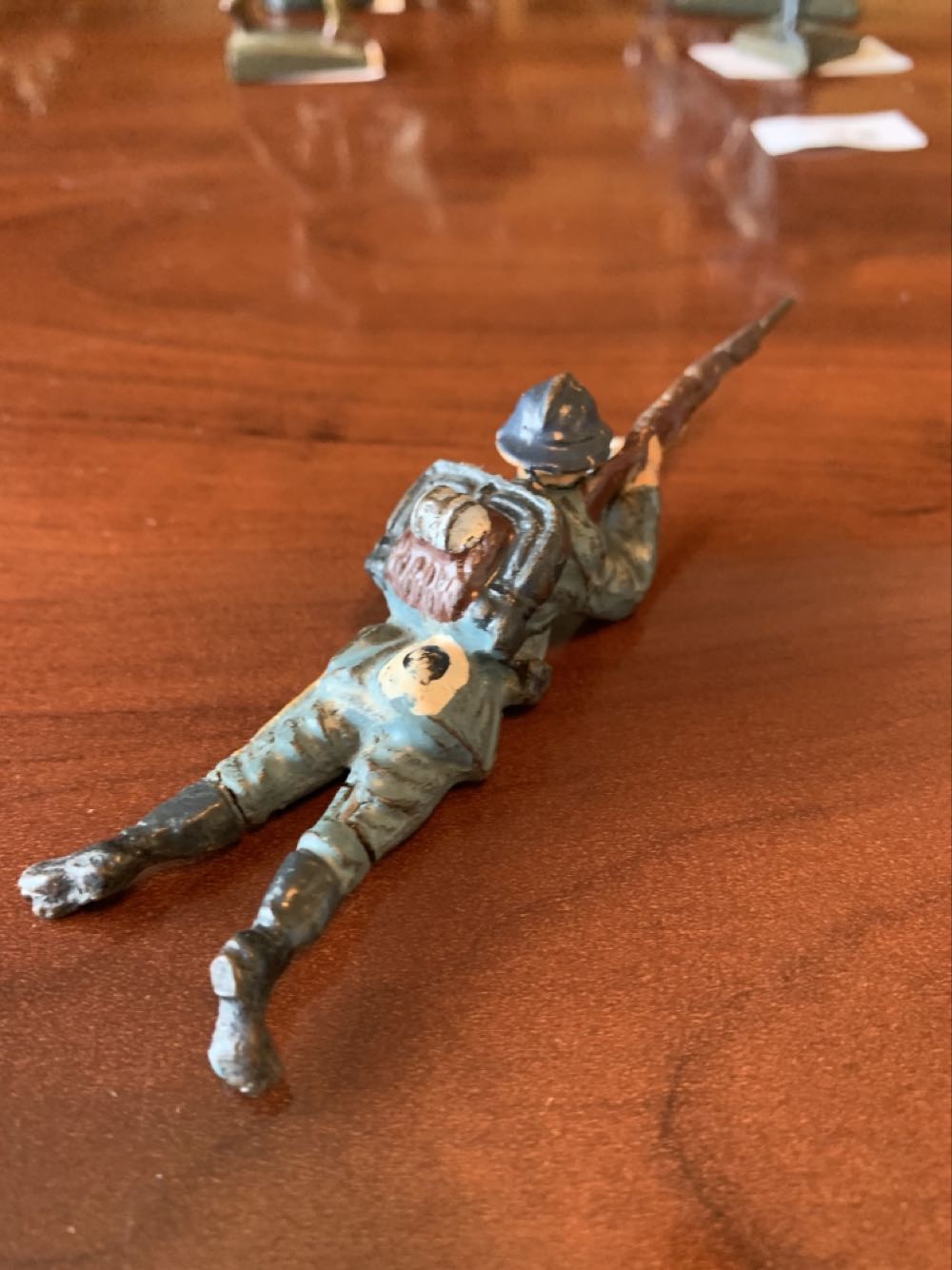 Lineol French Laying Firing Rifle - Lineol (French) action figure collectible - Main Image 2