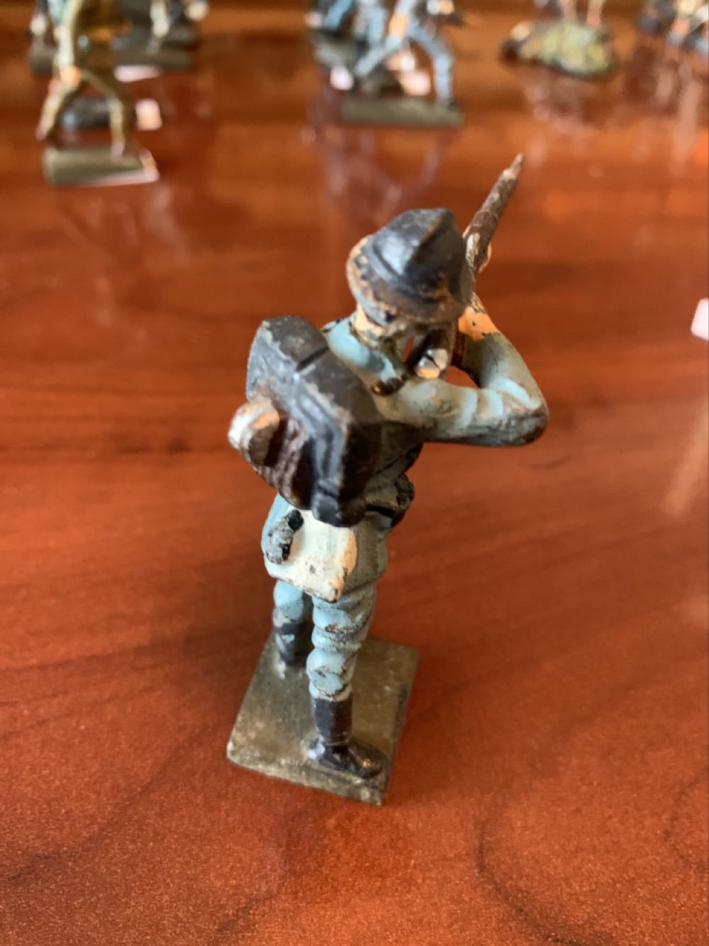 Lineol French Standing Firing Rifle - Lineol (French) action figure collectible - Main Image 2