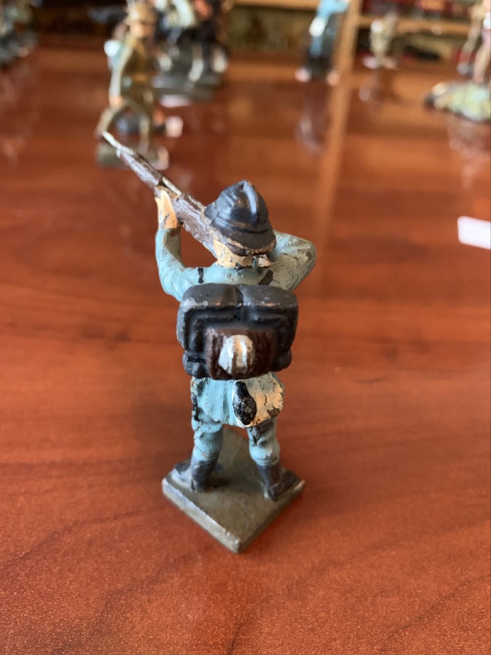 Lineol French Standing Firing Rifle - Lineol (French) action figure collectible - Main Image 2