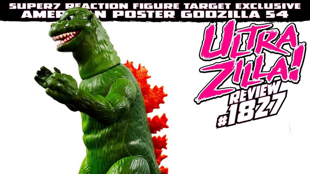Super7 X Toho American Poster Godzilla ‘54 (1954) Reaction Figure Target Exclusive - Super 7 / ReAction Figures (Godzilla) action figure collectible [Barcode 840049824775] - Main Image 3