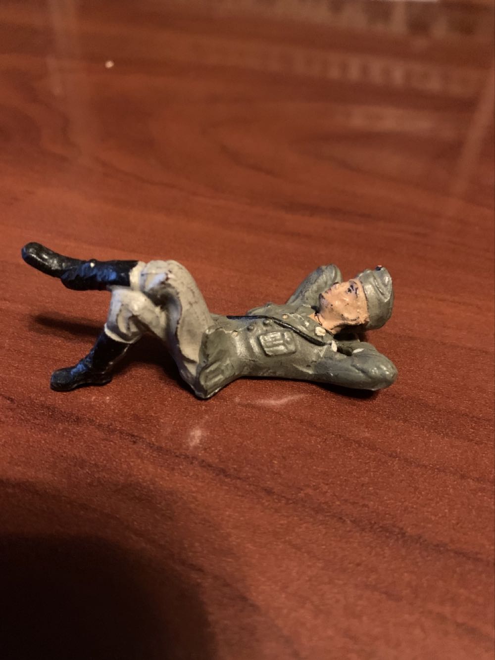 Lineol German Lying On Back Resting - Lineol (German) action figure collectible - Main Image 2