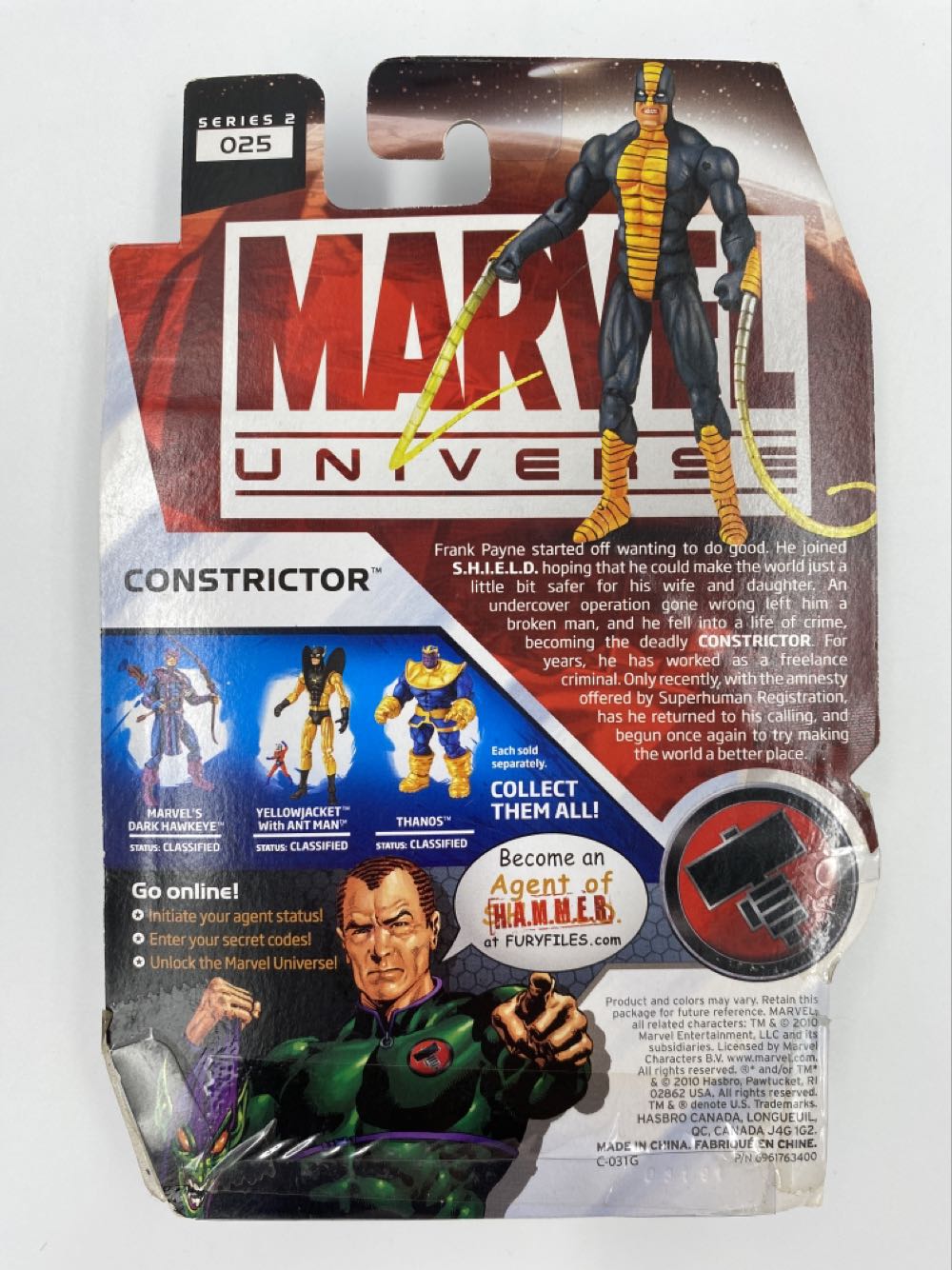 Marvel: Constrictor - Hasbro (Marvel Universe) action figure collectible - Main Image 3