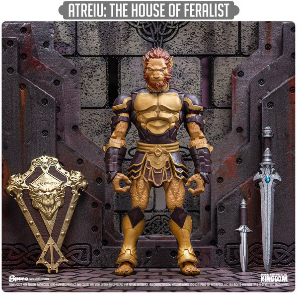 Animal Warriors Of The Kingdom-Primal Series: Atreiu - Spero Studios (Animal Warriors Of The Kingdom) action figure collectible [Barcode 850020645213] - Main Image 2