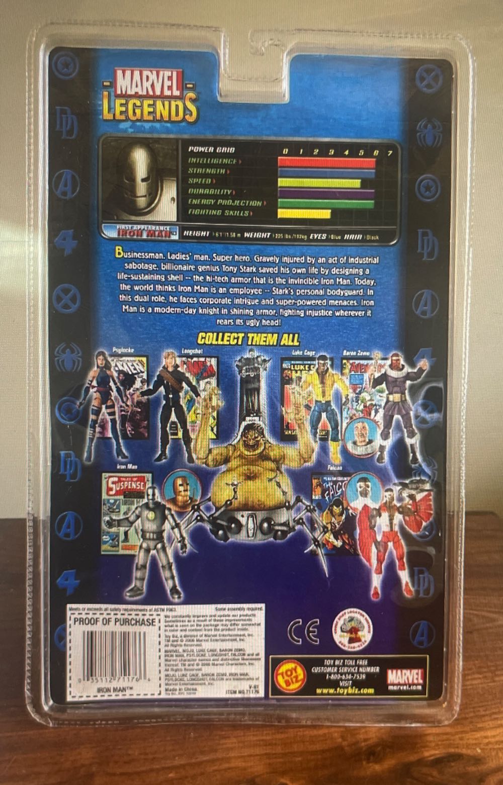 Iron Man (Mark I / First Appearance) - Marvel Legends (Marvel (Avengers - Iron Man)) action figure collectible [Barcode 035112711766] - Main Image 4