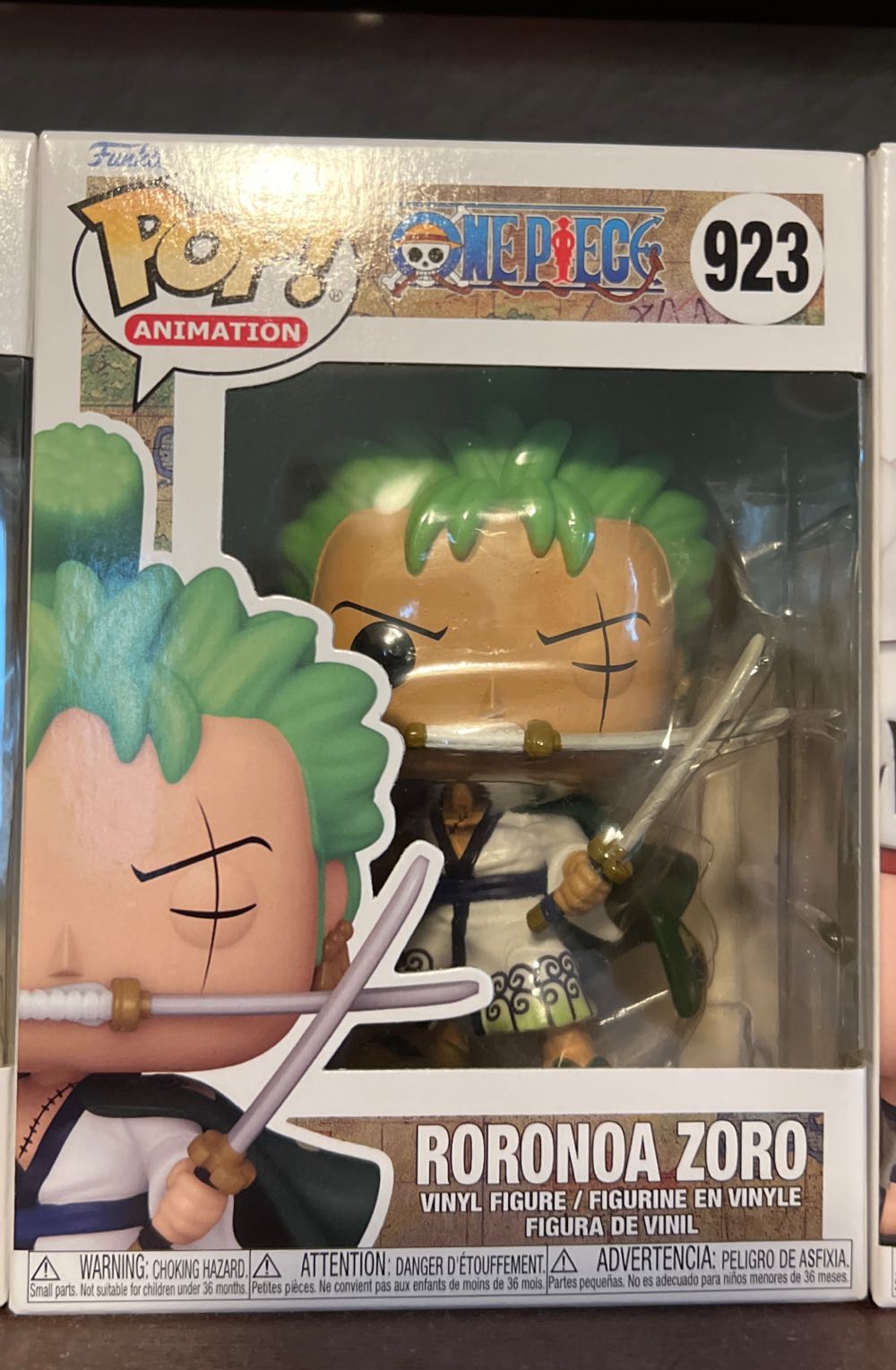 One Piece # 923 Roronoa Zoro Funko Pop  action figure collectible [Barcode 889698544627] - Main Image 2