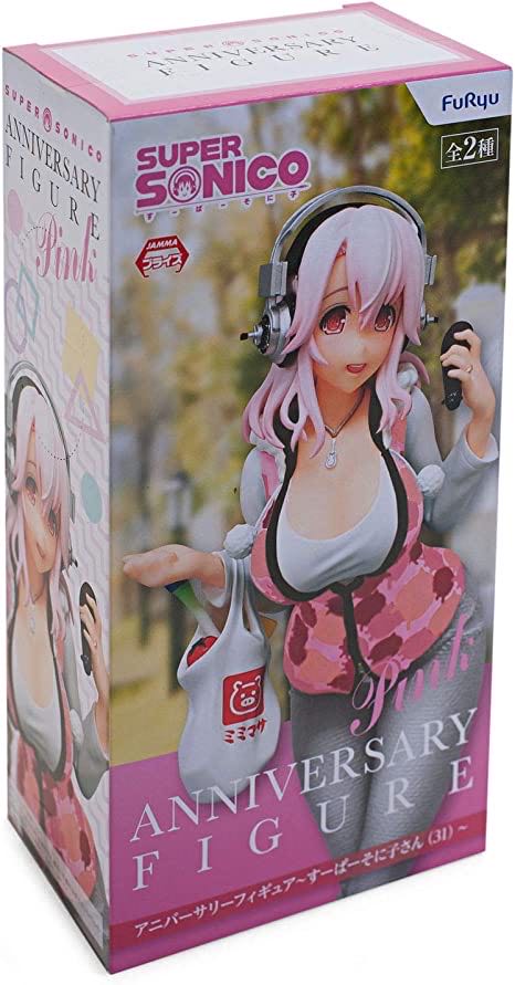 Super Sonico Shopping Ver. - FuRyu (Pink Anniversary Figure) action figure collectible - Main Image 4