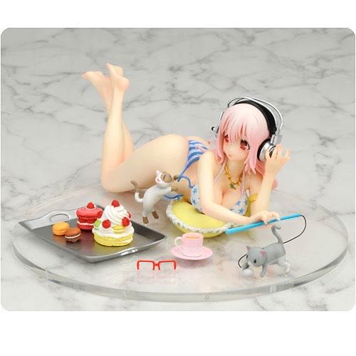 Super Sonico: Sweets and Bikini Ver. - Arcadia action figure collectible - Main Image 3