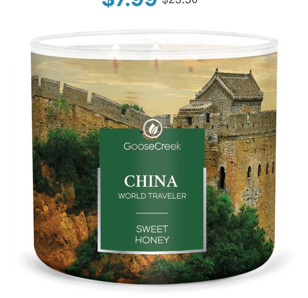 CANDLE: International Goose Creek China Sweet Honey 2023 - Goose Creek Candle (International Candles) action figure collectible [Barcode 818489011673] - Main Image 3
