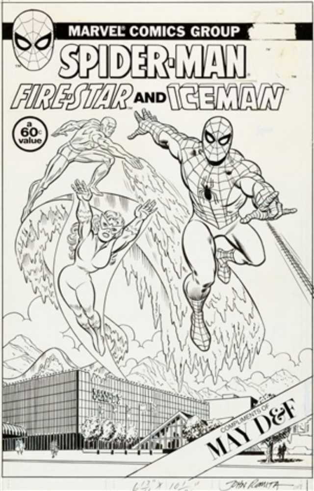 Wizard Certified Authentic Firestar John Romita Signature   action figure collectible - Main Image 4