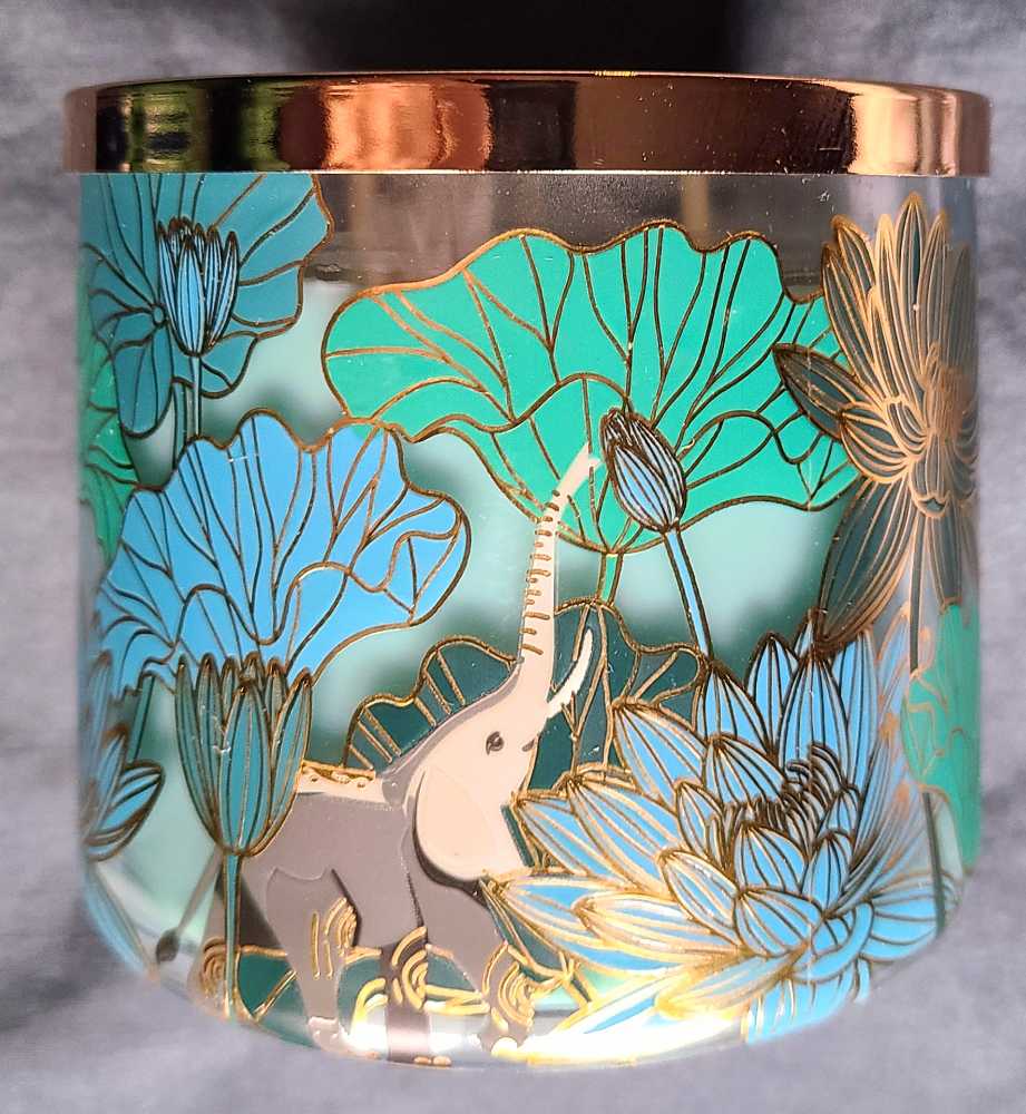 CANDLE: Desert Bath And Bodyworks Africa Blue Bungalo 2023 - Bath & Bodyworks Candle (International Candles) action figure collectible - Main Image 3