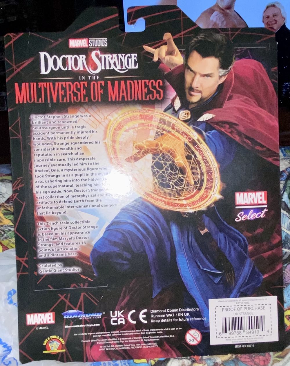 Marvel Select - Doctor Strange in the Multiverse of Madness  - Diamond Select Toys (Marvel Comics) action figure collectible [Barcode 699788849194] - Main Image 2