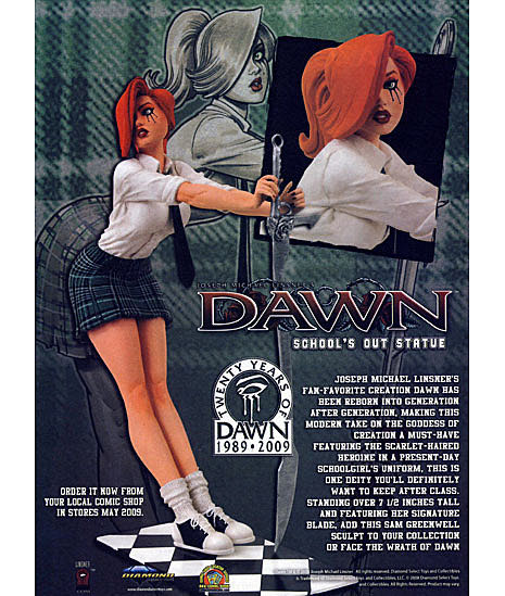 Dawn Schoolgirl PVC Statue - Diamond Select Toys action figure collectible - Main Image 4