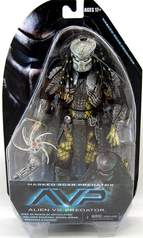 Series 15: Neca AVP Masked Scarred Predator  action figure collectible - Main Image 2