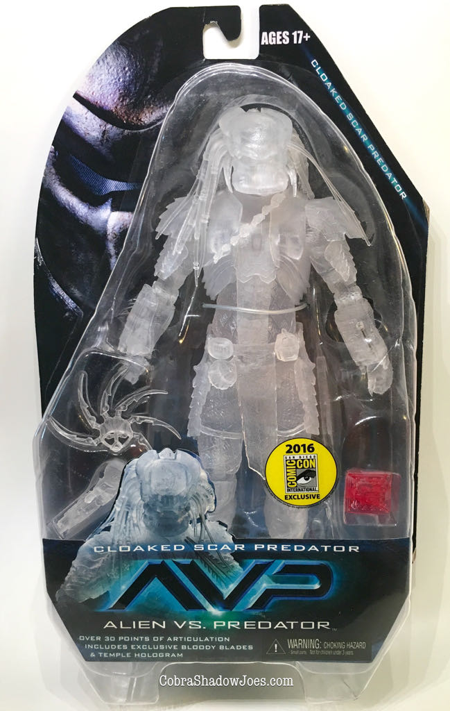 Series SDCC: 2016 AVP Neca Cloaked Scar Predator  action figure collectible - Main Image 2