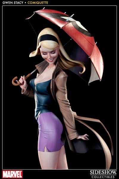 Gwen Stacy Polystone Statue - Sideshow Collectibles (J.Scott Campbell Collection (Limited to 4000)) action figure collectible - Main Image 2