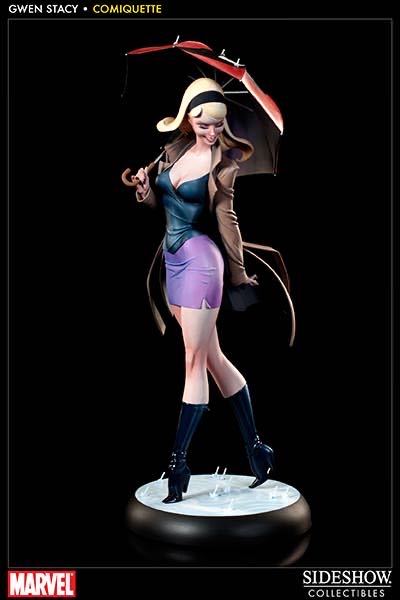 Gwen Stacy Polystone Statue - Sideshow Collectibles (J.Scott Campbell Collection (Limited to 4000)) action figure collectible - Main Image 3