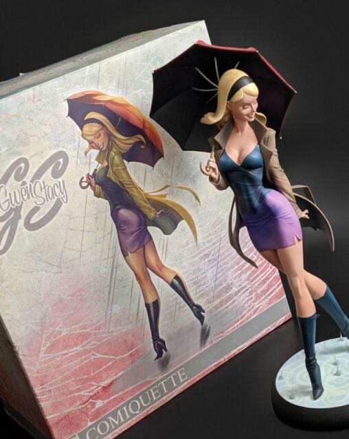 Gwen Stacy Polystone Statue - Sideshow Collectibles (J.Scott Campbell Collection (Limited to 4000)) action figure collectible - Main Image 4