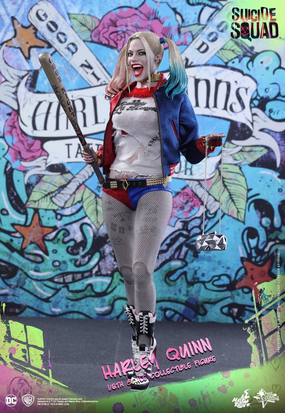 Harley Quinn Sixth Scale Figure - Hot Toys (Movie Masterpiece Series: Suicide Squad) action figure collectible - Main Image 3