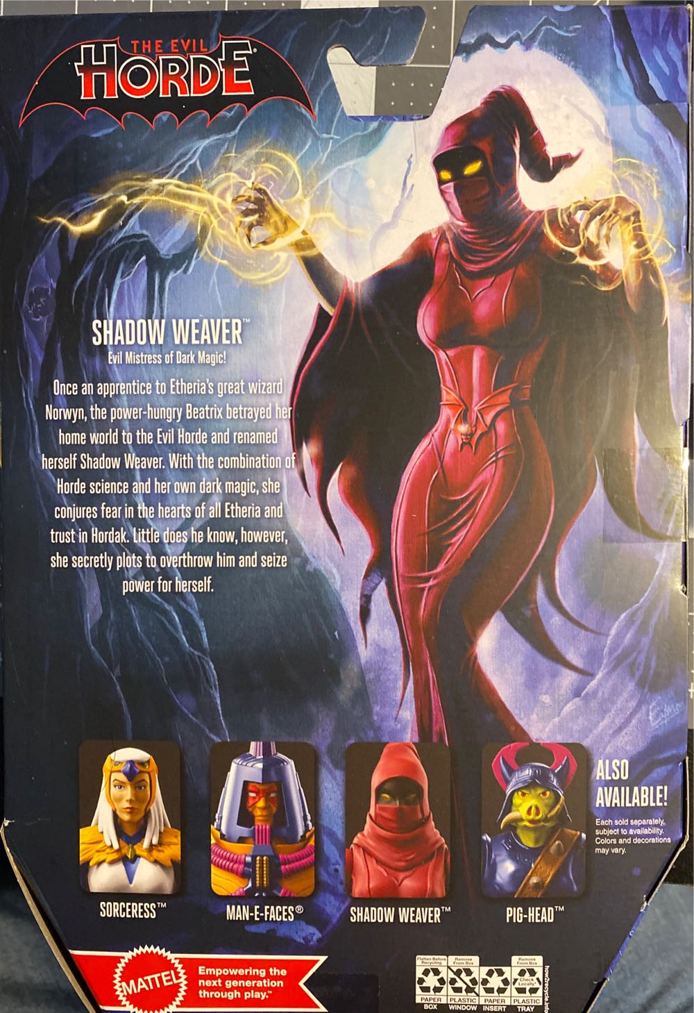 Masters Of The Universe Masterverse Princess of Power Shadow Weaver - Mattel (Masters Of The Universe) action figure collectible [Barcode 194735111480] - Main Image 4